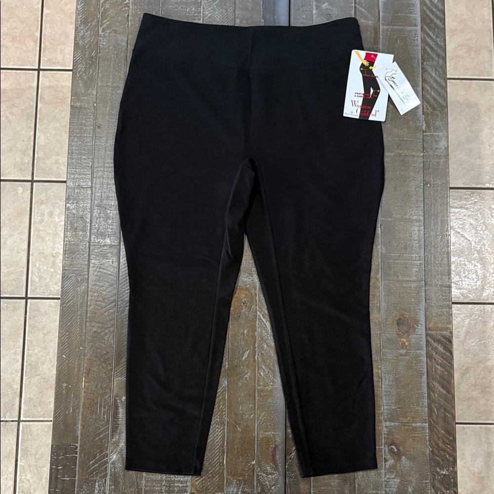 Women with Control Renee Greenstein XL Tummy Control Blu-Tec - Black Legging